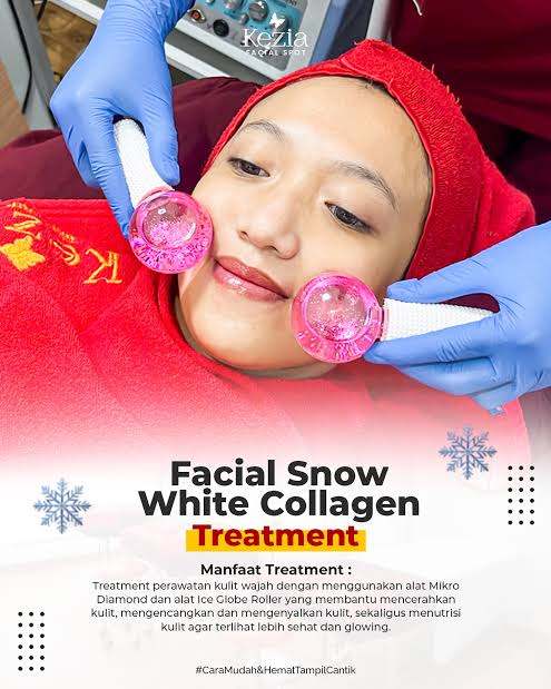 Facial snow white collagen