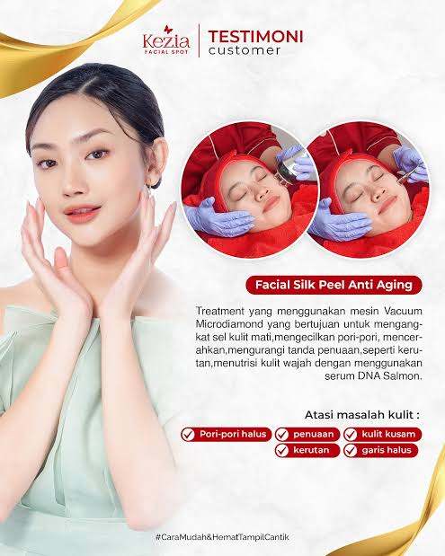 Facial silk peel anti aging