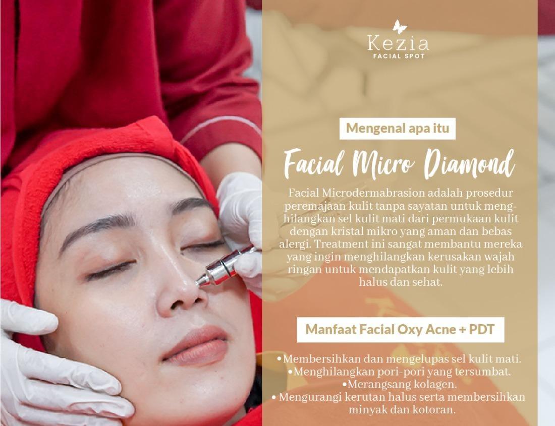Facial micro diamond (non ekstraksi komedo)