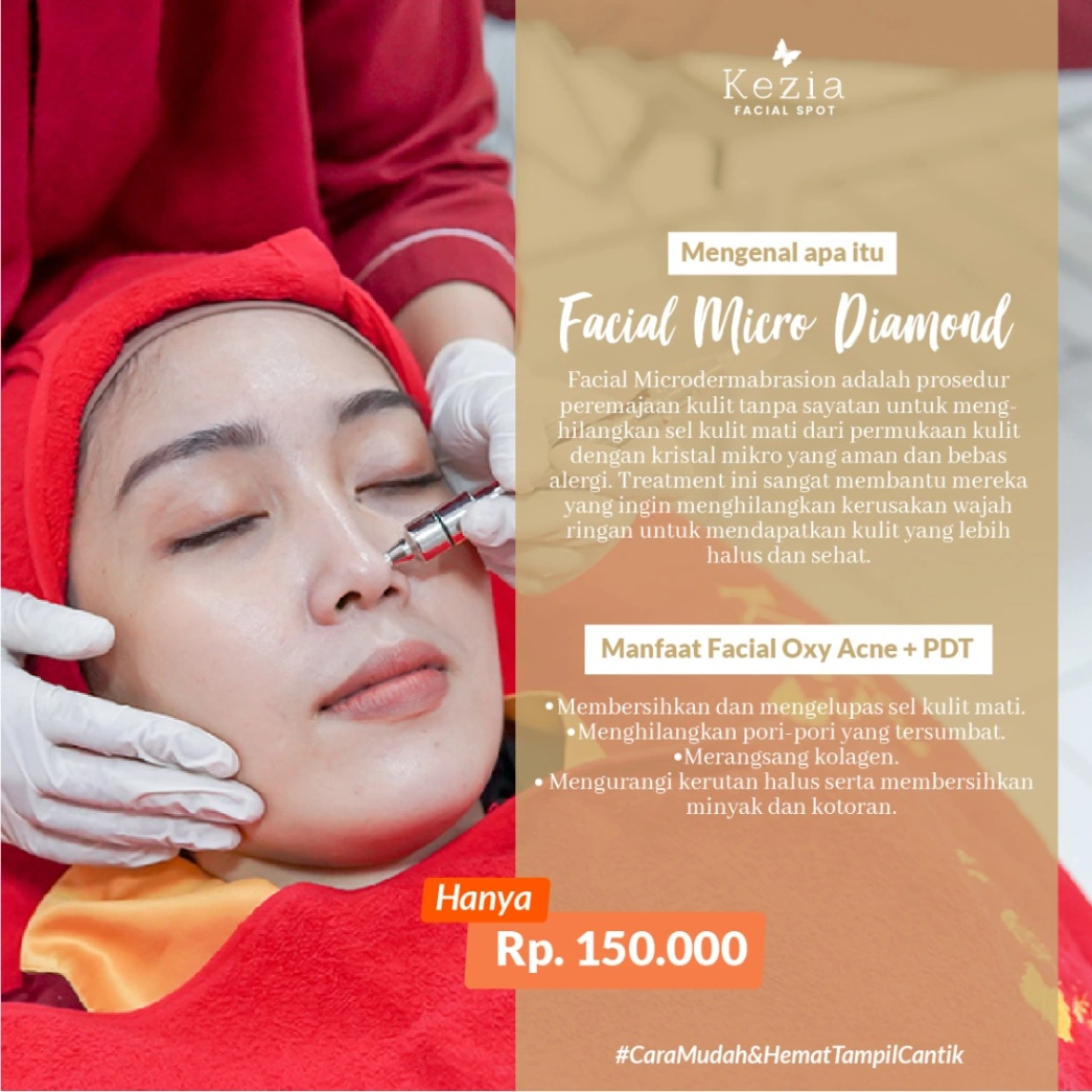 Facial micro diamond ( ekstraksi komedo)