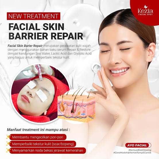 Facial skin barrier repair